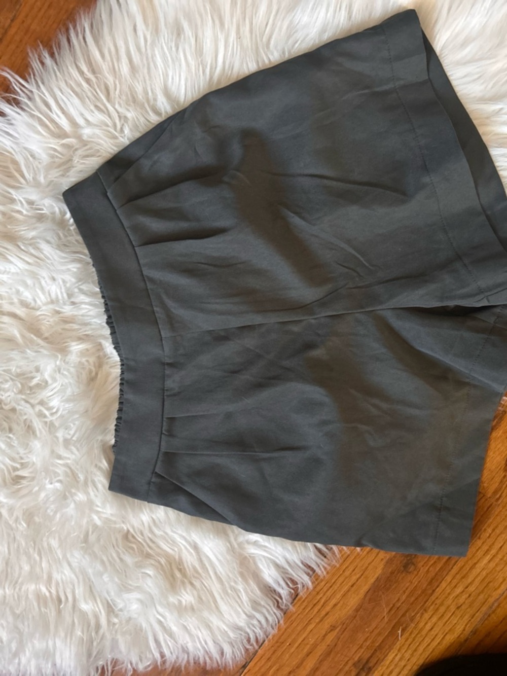 Women's Slate Grey Button Front Vest and Shorts Co-ord Set; Small - Picture 5 of 10